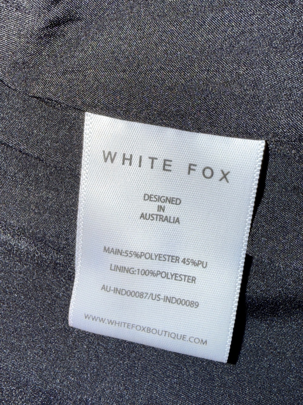 White fox boutique wfb In The Shadows PU Jacket Black size small - Picture 4 of 5